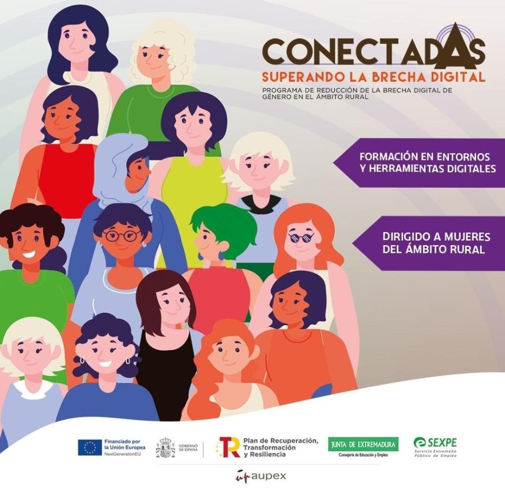 Imagen Programa Conectadas de AUPEX
