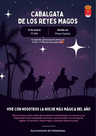 Imagen CABALGATA DE REYES VALDEOBISPO 2024