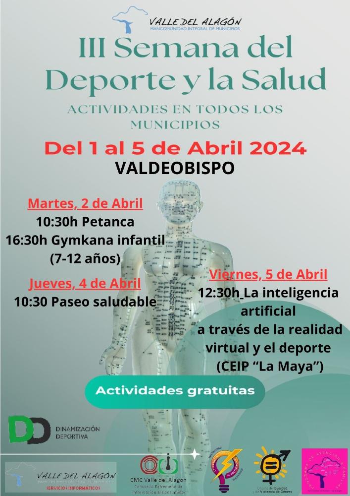 Imagen III SEMANA DEL DEPORTE Y LA SALUD DEL 1 AL 5 DE ABRIL