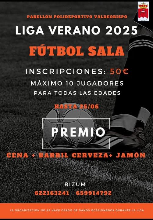 Imagen FÚTBOL SALA, LIGA VERANO 2025.