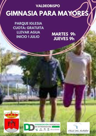 Imagen GIMNASIA PARA MAYORES