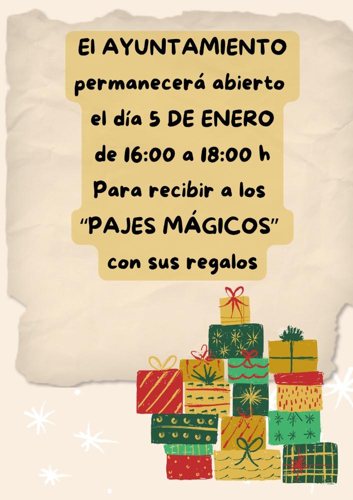 Imagen RECOGIDA REGALOS PAJES REALES MÁGICOS.